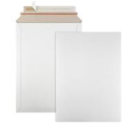 Netuno 100 enveloppes blanches en carton compact B4 250 x 353 mm | 450g · enveloppes d'expédition en carton rigide · pochette d'expédition · enveloppe cartonnée pour documents & brochures