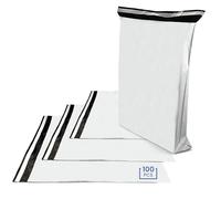 Netuno 100 pochettes d'expédition 260 x 350 mm sac plastique expédition pochettes en film sacs d'expédition en plastique sacs d'envoi colis enveloppes plastiques opaques sac transport autocollant