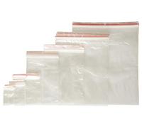 Netuno 1000 PE sachets plastique zip 15x20 cm refermables | pochettes réutilisables & résistants à glissière pour cosmétiques, accessoires, voyage & petites pièces