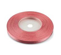 Netuno 1x rouleau ruban satin corail 6 mm x 32 m ruban de tissu rubans de satin ruban cadeau ruban décoratif pour emballages cadeaux décoration bricolage DIY ruban de couleur ruban de soie satin