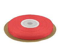 Netuno 1x Ruban 6mm x 32m Rouge Vif Décoratif Satin Organza Tissu Mousseline pour Mariage Fête Festival Emballage Cadeaux Cartes DIY Décoration Bricolage