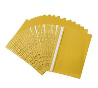 Netuno 20x chemise à lamelle perforée jaune pour documents