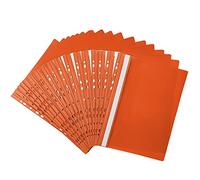 Netuno 20x chemise à lamelle perforée orange pour documents