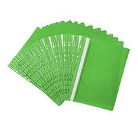 Netuno 20x chemise à lamelle perforée vert clair pour documents