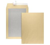 Netuno 25 enveloppes à dos cartonné B4 400g pochettes dos carton rigide