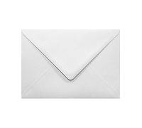 Netuno 25 enveloppes blanches B6 125x175 mm vergées | 120g Aster Laid White · enveloppes nervurées élégantes pour mariage, baptême, communion, faire-part, invitations & vœux