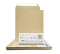Netuno 25 enveloppes d'expédition C4 229x324 mm brunes sans fenêtre