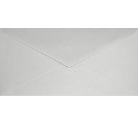 Netuno 25 enveloppes nacrées blanc DL 220x110 mm chic et raffinées