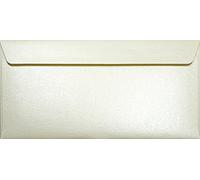 Netuno 25 enveloppes nacrées crème DL 220x110 mm chic et raffinées