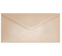 Netuno 25 enveloppes nacrées rose pâle DL 220x110 mm chic et raffinées
