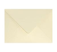 Netuno 25 enveloppes nacrées vanille B6 175x125 mm chic et raffinées | 120g Aster Metallic Gold Ivory · enveloppes sophistiquées et distinguées pour mariage, faire-part de mariage & baptême