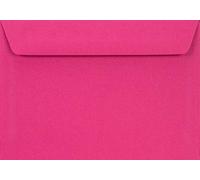 Netuno 25 enveloppes rose foncé C6 114x162 mm sophistiquées et chic | 90g Burano Rosa Shocking · enveloppes classiques pour baptême, faire-part de mariage & naissance