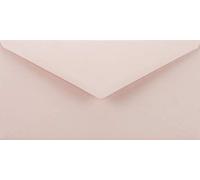Netuno 25 enveloppes rose pâle DL 110x220 mm élégantes et raffinées | 115g Sirio Color Nude · enveloppes festives pour baptême, faire-part de mariage & naissance