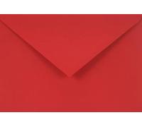 Netuno 25 enveloppes rouges C6 114x162 mm élégantes et raffinées
