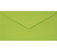 Netuno 25 enveloppes vert clair DL 110x220 mm modernes et raffinées | 115g Sirio Color Lime · enveloppes classiques pour Noël, faire-part de mariage & Avent