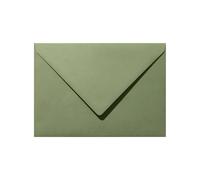 Netuno 25 enveloppes vert olive C5 162 x 229 mm 120g Materica Verdigris rabat pointu enveloppes écologiques colorées papier naturel pour invitations mariage anniversaire fêtes documents lettres A5