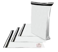 Netuno 25 pochettes d'expédition 350 x 460 mm sac plastique expédition pochettes en film sacs d'expédition en plastique sacs d'envoi colis enveloppes plastiques opaques sac transport autocollant