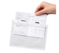 Netuno 250 pochettes porte-documents autocollantes C5 240 x 181 mm pochettes d’expédition enveloppes transparentes autocollantes pour bon de livraison bordereau de livraison pochettes transparentes