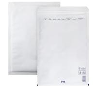 Netuno 50 enveloppes à bulles d'air I/19 320x455mm enveloppe bulle blanche pochettes blanche d'expedition rembourrée matelassée emballage indéchirable enveloppe d'expédition recyclée avec film à air