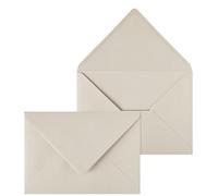 Netuno 50 enveloppes côtelées couleur gris C5 162 x 229 mm 140g grande enveloppe texturée enveloppes élégantes pour documents A5 lettres mariage anniversaire Noël invitations cartes de voeux