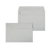 Netuno 50 enveloppes grises élégantes C5 162 x 229 mm 120g grande enveloppe rabat droit enveloppes colorées pour documents A5 lettres mariage anniversaire Noël invitations cartes de voeux
