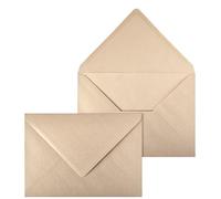 Netuno 50 enveloppes nacrées couleur rose C5 162 x 229 mm 120g grande enveloppe brillante enveloppes élégantes pour documents A5 lettres mariage anniversaire Noël invitations cartes de voeux