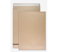 Netuno 50 pochettes d'expédition à soufflets brunes E4 280 x 400 mm 130g pochettes à soufflets extensibles grandes enveloppes expédition pour livres documents grande enveloppe soufflet fond pincé