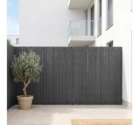 [neu.haus] Tapis de protection visuelle en PVC (200x300cm) (gris) Pare-vue / pare-vent / clôture de jardin / balcon