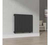 Radiateur plat 'Nore' noir 60x80cm monocouche 616W