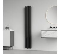 Radiateur tubulaire 'Nore' Noir 160x24cm Double couche 812W