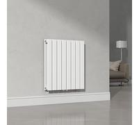 Radiateur plat 'Nore' Blanc 60x60cm Double couche 809W