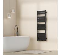 Radiateur sèche-serviettes 'Voss' noir 120x40cm lamelles