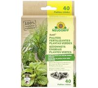 Neudorff Azet Bâtonnets Engrais Plantes Vertes - Pour des plantes d’un vert profond, avec mycorhizes, effet longue durée jusqu’à 3 mois, 40 bâtonnets