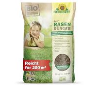 Neudorff Azet Engrais Biologique pour Gazon 200 m² pour Une Surface de pelouse Dense, Verte et résistante avec 6 Mois d'efficacité Longue durée, 10 kg