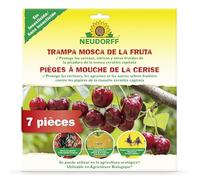 Neudorff – Piège à mouches du cerisier – Protège cerises et noix – 7 pièces