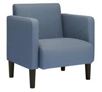 ""NEUF 2026"" CHIC Chaise de canapé, SWEETY, Fauteuil 1 PLACE, accoudoirs, bleu 54 cm tissu velours côtelé FF5444