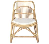 ""NEUF 2026"" CHIC Chaise en rotin, SWEETY, pour salon/chambre, Lin 54x75.5x78 cm FF5517