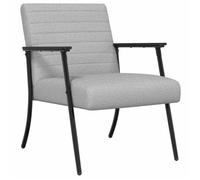 ""NEUF 2026"" CHIC Chaise simple, SWEETY, Fauteuil de salon, 1 PLACE, Gris nuage 59x75x78 cm tissu, FF4924