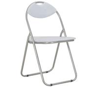 ""NEUF 2026"" CHIC Chaises pliantes à manger 6 pcs, SWEETY, SIEGE CUISINE, blanc similicuir 44x43x80.5 cm CCC2822