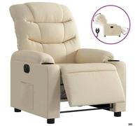 ""NEUF 2026"" CHIC Fauteuil/Chaise inclinable, SWEETY, Moteur électrique, Crème Tissu 75.5x93x99.5 cm FF3038