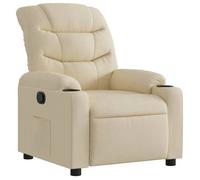 ""NEUF 2026"" CHIC Fauteuil inclinable réglable, SWEETY, inclinaison manuelle, Crème tissu, 75.5x93x99.5 cm FF4172