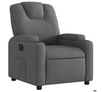 ""NEUF 2026"" CHIC Fauteuil inclinable réglable, SWEETY, inclinaison manuelle, en tissu, gris foncé 74x88x97 cm FF4010