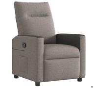 ""NEUF 2026"" CHIC Fauteuil inclinable réglable, SWEETY, inclinaison manuelle, Taupe tissu, 69x86x100 cm FF4314
