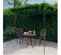 Neuf& 250 Voûte de jardin Stable - vidaXL - Pergola de jardin Marron antique 4x3x2,5 m Fer,16 kg