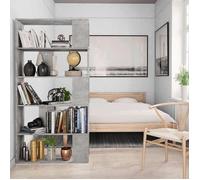 Neuf& 6842 Organisateur étagère - vidaXL - CHIC Bibliothèque/Séparateur de pièce Gris béton Bois d’ingénierie - Design classique