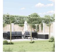 NEUF®ARCHE/Meuble de jardin - BESTMEUBLE - Portillon ornemental de jardin - Fer forgé 122x20,5x143cm Pergola de jardin - 410x40x203c