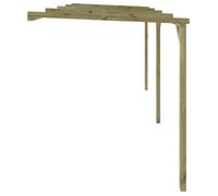 NEUF®ARCHE/Meuble de jardin - BESTMEUBLE - Portillon ornemental de jardin - Fer forgé 122x20,5x145cm Pergola à appentis - 2x4x2,2 m