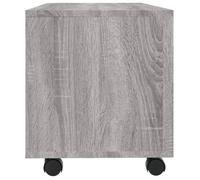 NEUF Armoire TV - Gris - Meuble TV - TABLE TV - sur roulettes Sonoma gris 90x35x35 cm - Bois ingénierie TT3819