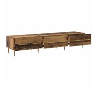 NEUF Armoire TV - Marron - Meuble TV - TABLE TV - Bois Ancien 150x36x30 cm - Bois d'ingénierie TT5544