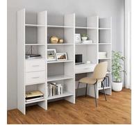 NEUF Bibliothèque/Meuble de salon/bureau - Étagère Escalier de livres, Blanc 40 x 35 x 180cm ,Bois d'ingénierie FR00_18114502050